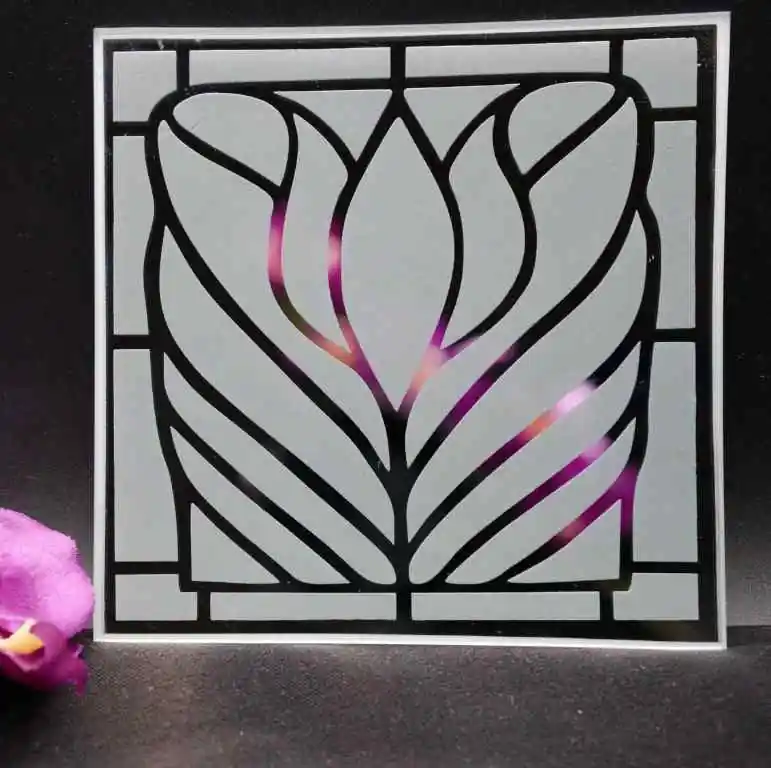 Etched Mirror tle Pattern 1