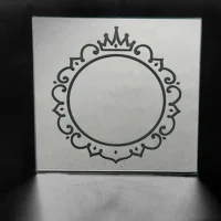 Princess Mirror Acrylic Easel