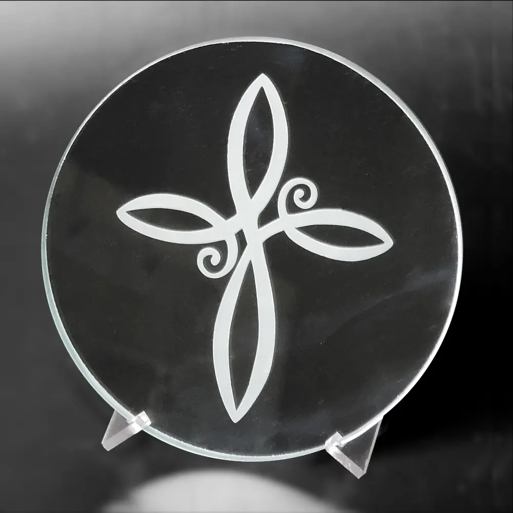 Swirl Cross Acrylic Easel