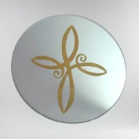 Swirl Cross Gold Infill