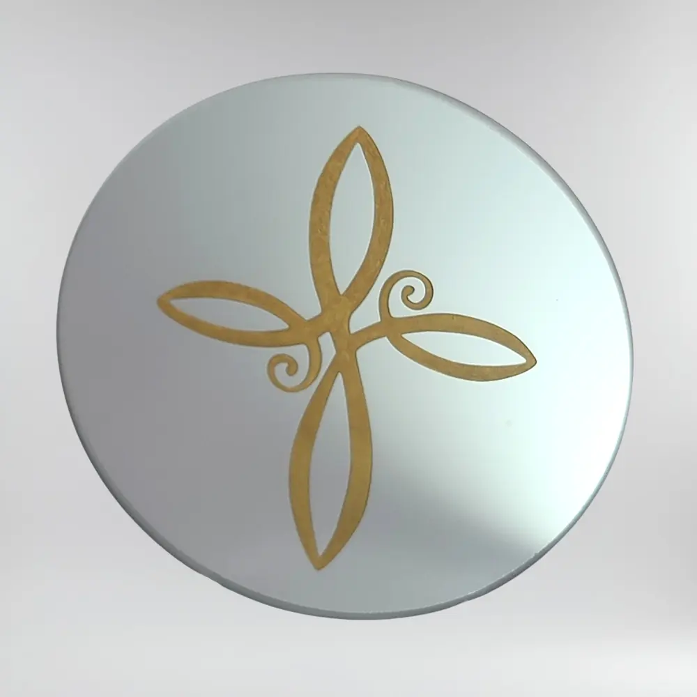 Swirl Cross Gold Infill