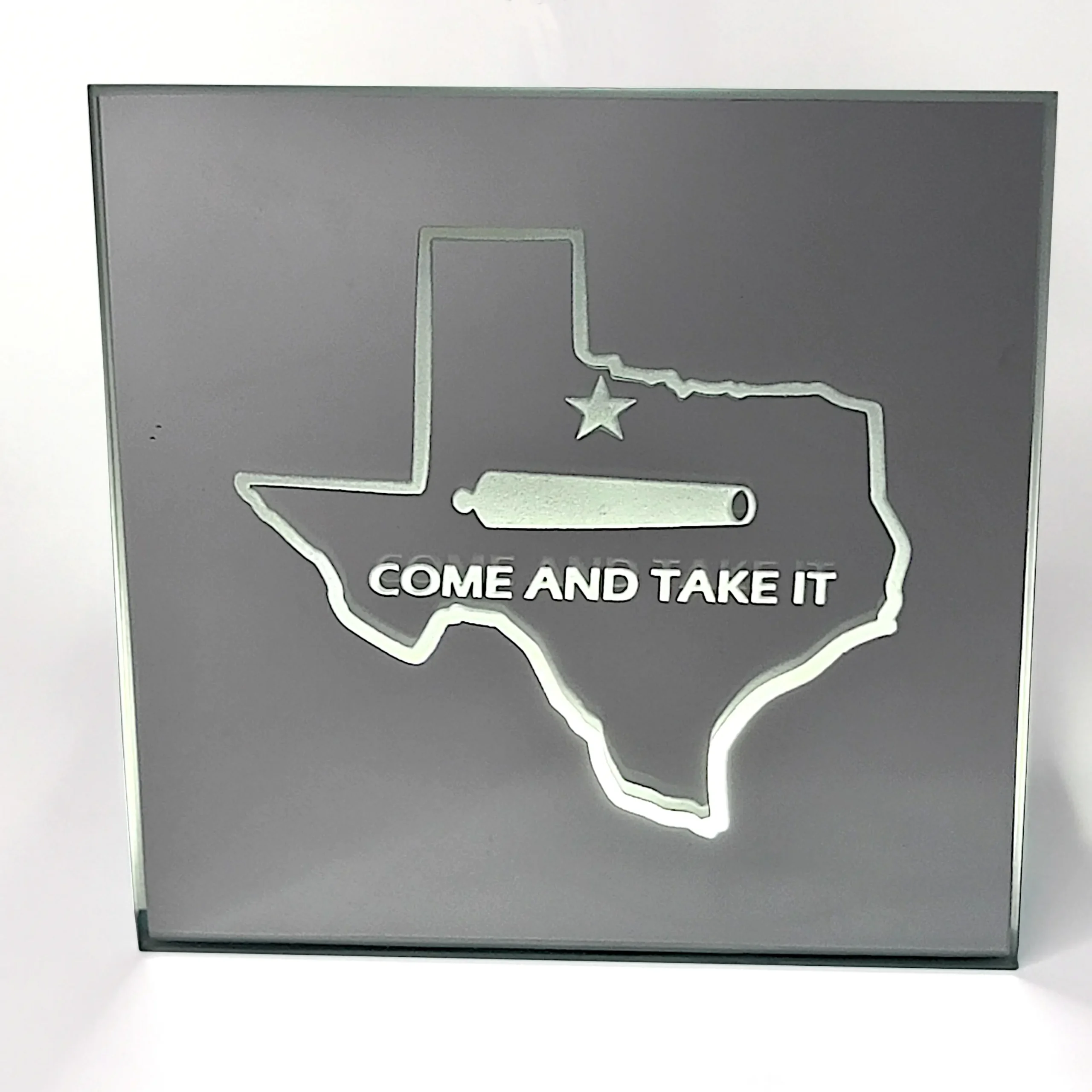 Texas Come and Take It Square Mirror