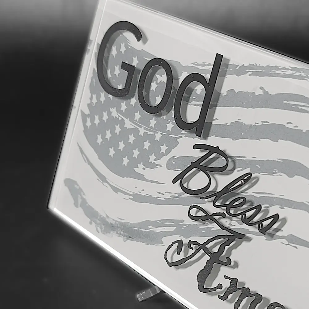 God Bless America 4x8 Glass Tile - Image 5