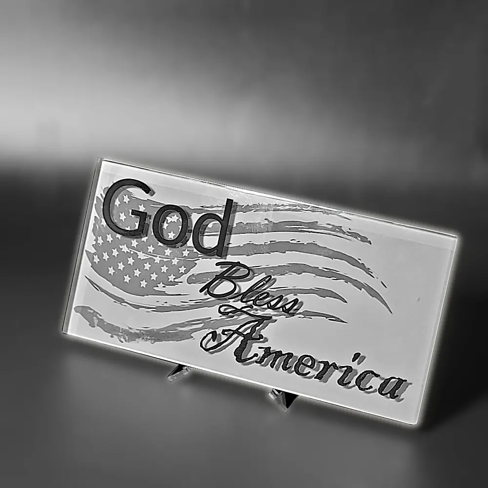 God Bless America 4x8 Glass Tile - Image 6