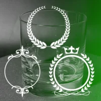 Whiskey Glass Royal Monograms with Name