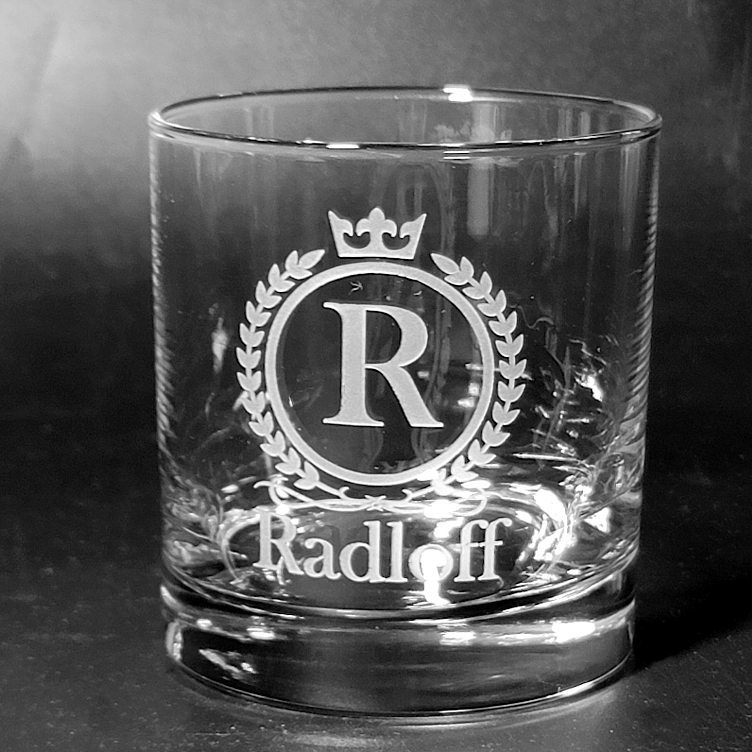 Whiskey Glass Monogram Product