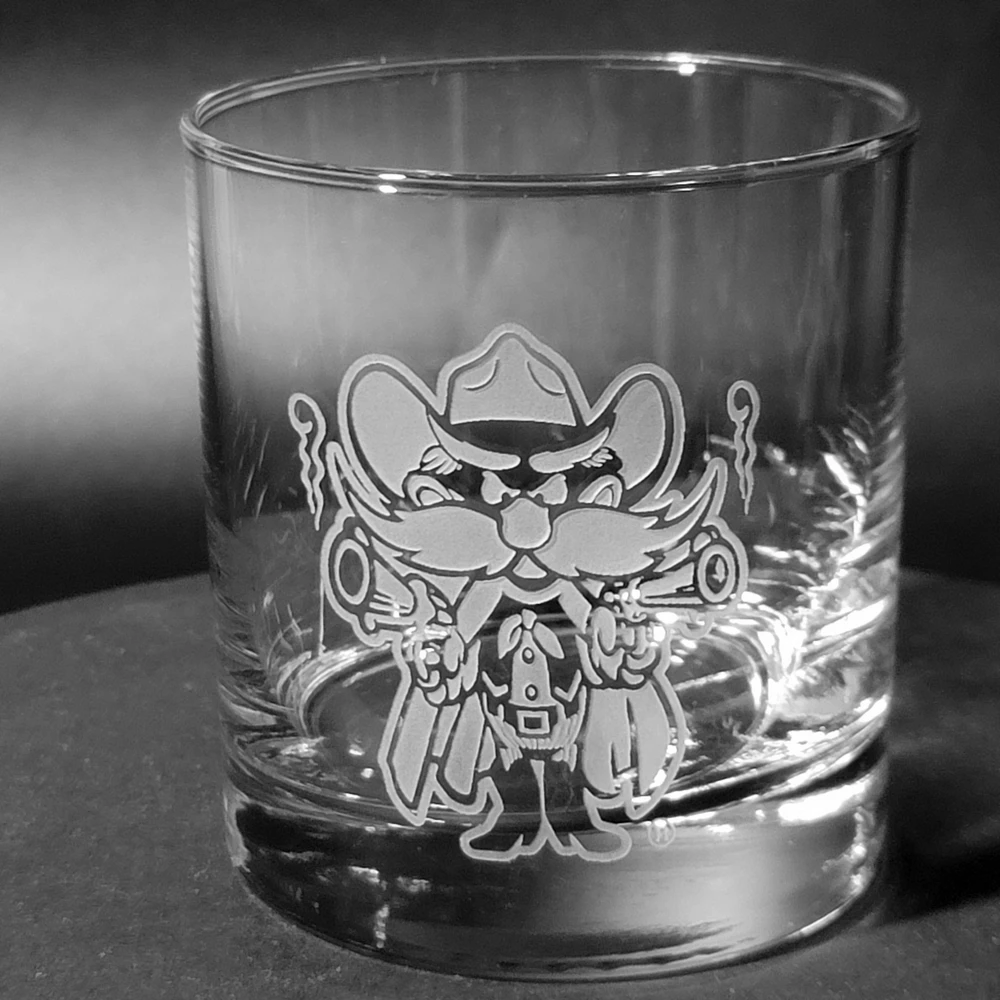 Whiskey Glass - TTU Raider Red