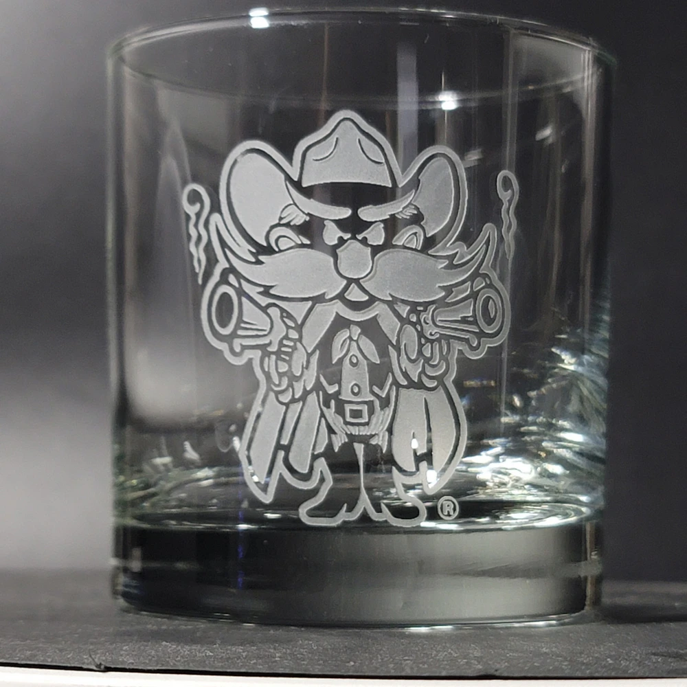 Whiskey Glass - TTU Raider Red