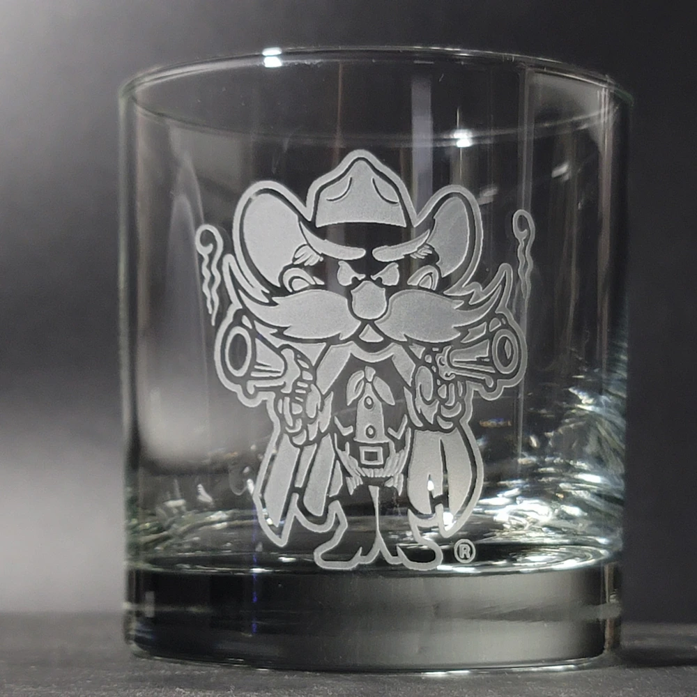 Whiskey Glass - TTU Raider Red