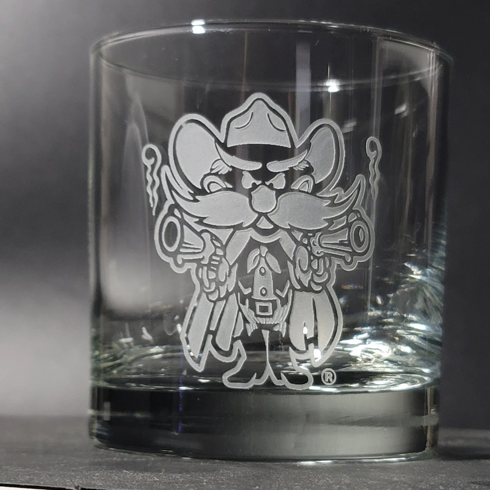 Whiskey Glass - TTU Raider Red