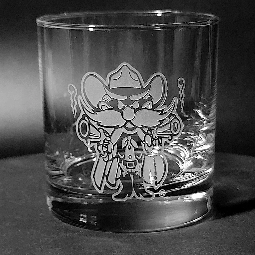 Whiskey Glass - TTU Raider Red