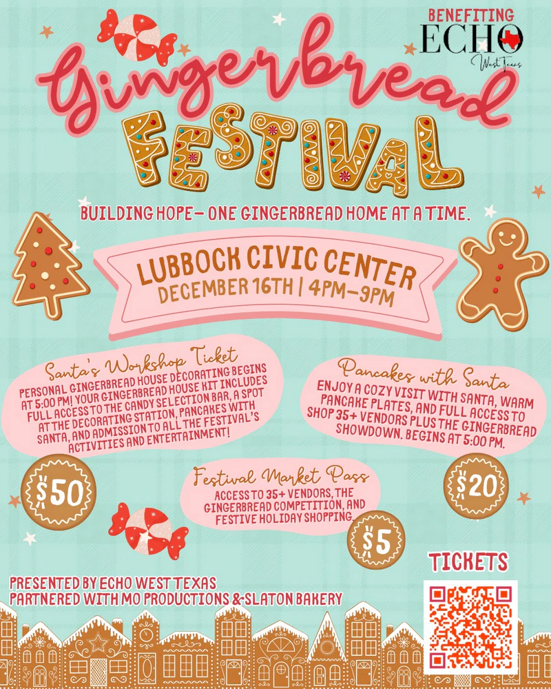Gingerbread Fstival Lubbock Civic Center