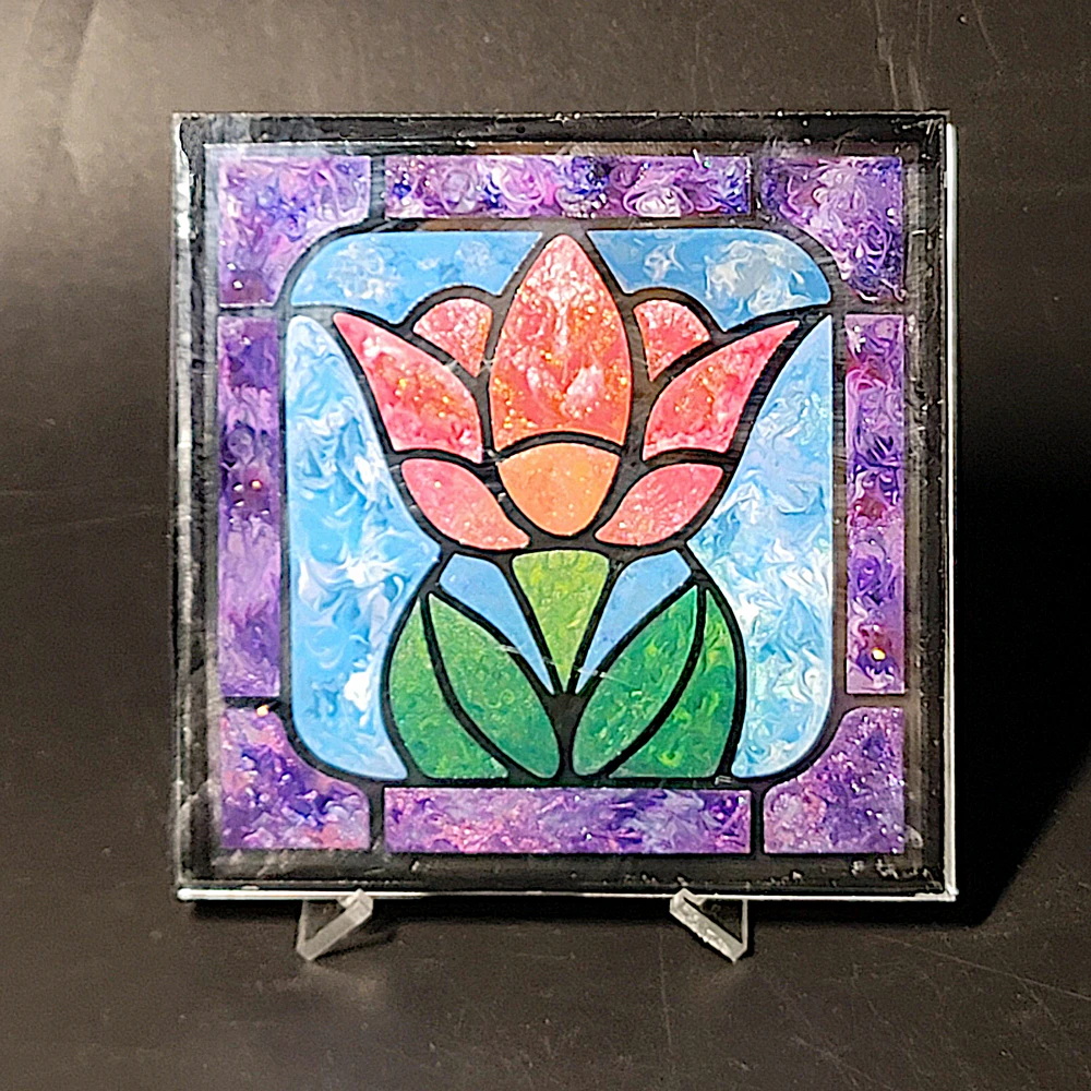 Three Leaf Foral Motif 01