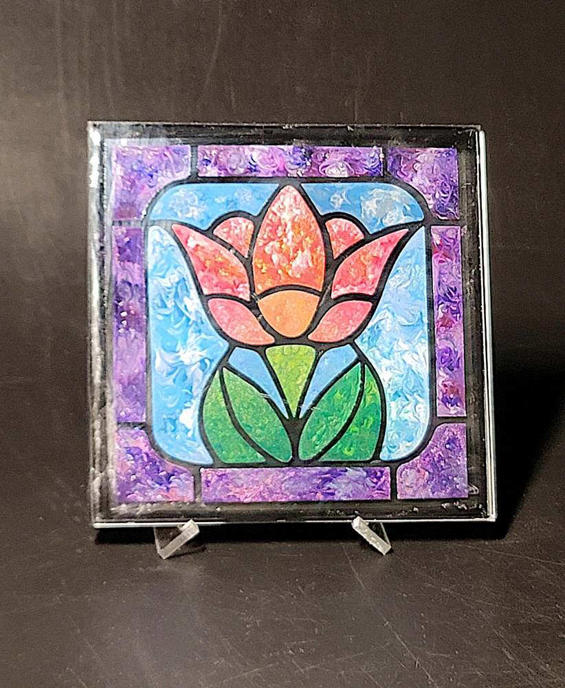Three Leaf Foral Motif 02