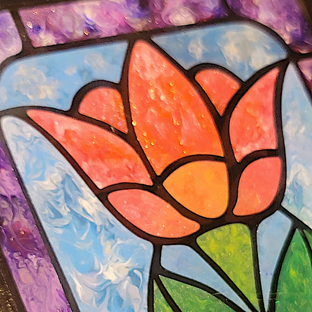 Three Leaf Foral Motif 05