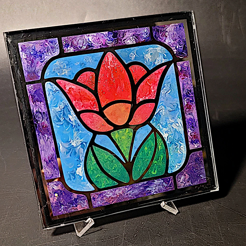 Three Leaf Foral Motif 06