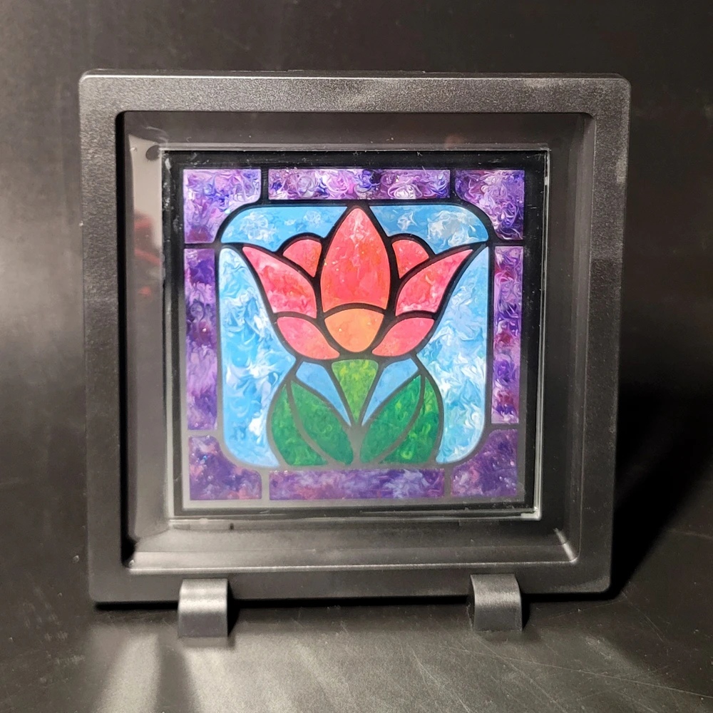 Three Leaf Foral Motif 08