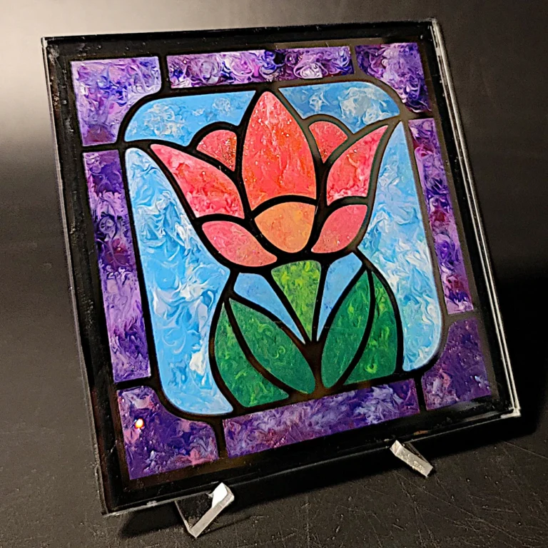 Three Leaf Foral Motif 09