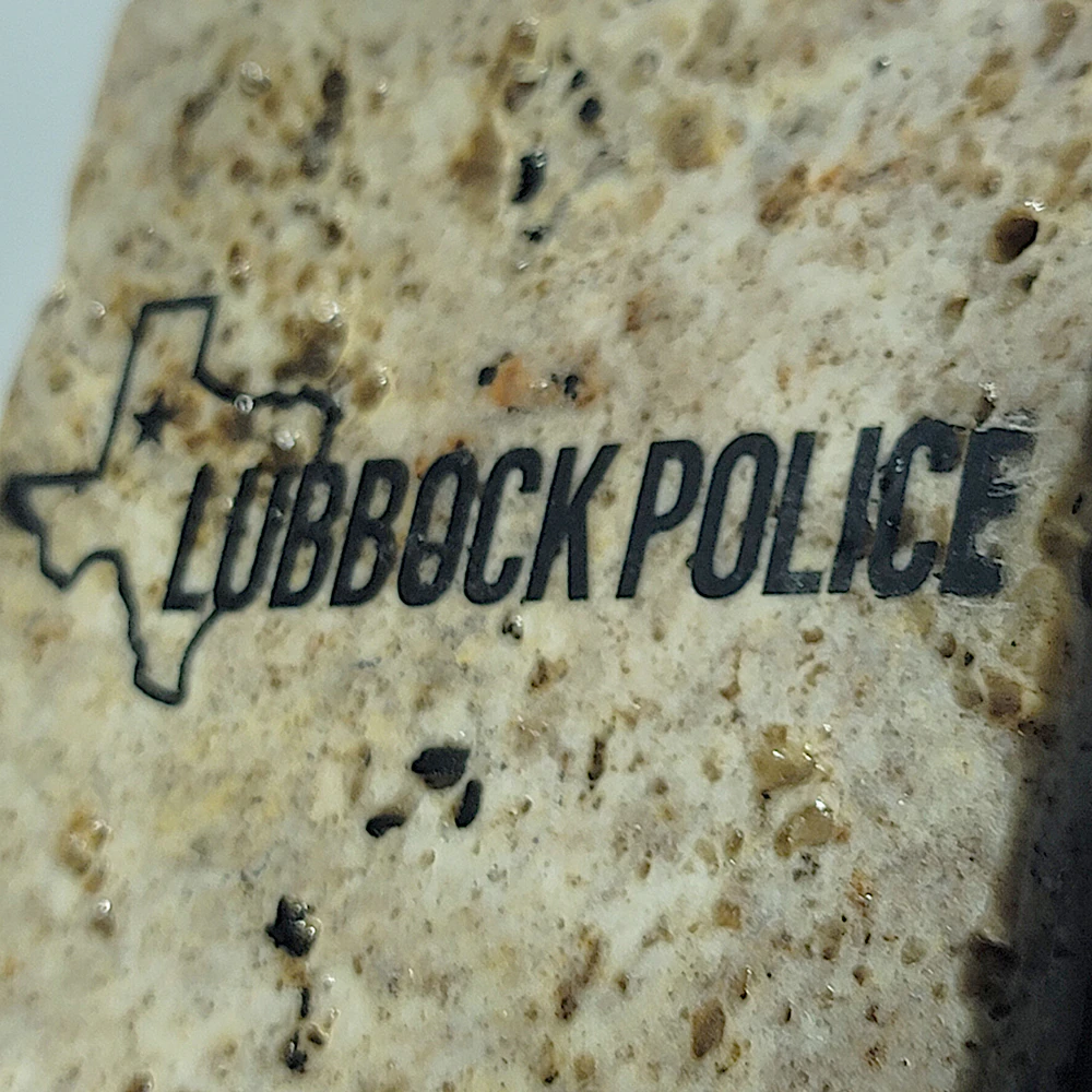 Travertine Stone Coaster - Lubbock Police - Image 3