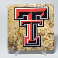 Travertine Stone Coaster - TTU Double T Beveled (Color)