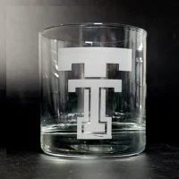 Whiskey Glass - TTU Double T (Athletic)