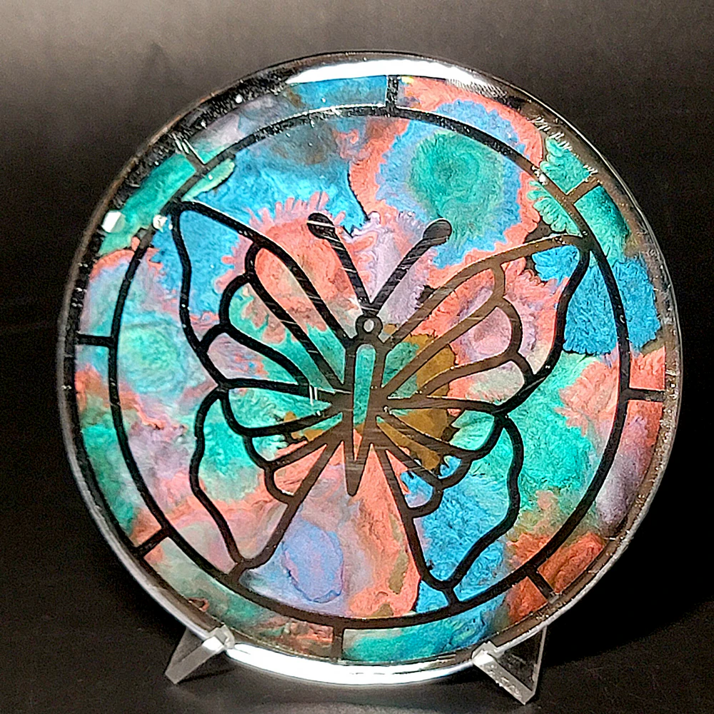 Butterfly Faux Stained Glass - Image 2