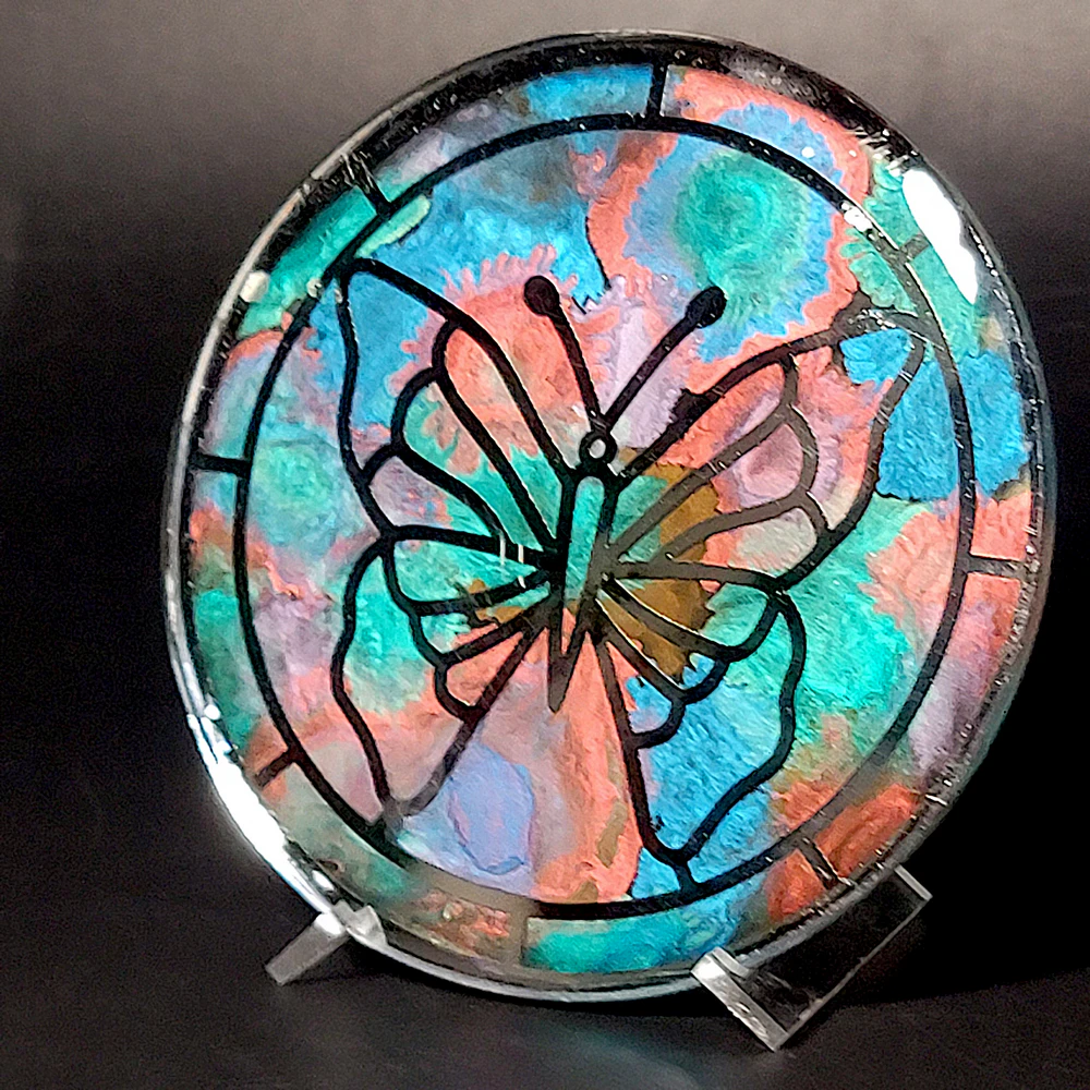 Butterfly Faux Stained Glass - Image 8