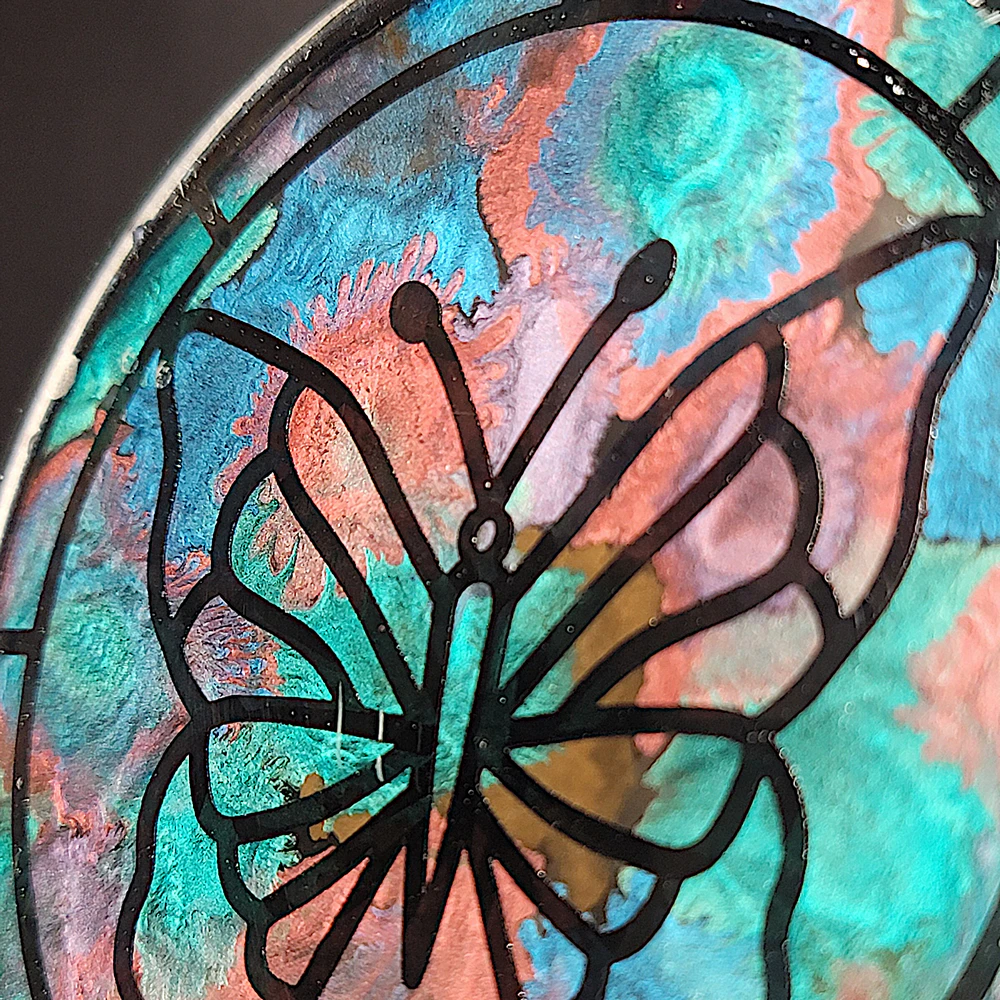 Butterfly Faux Stained Glass - Image 11