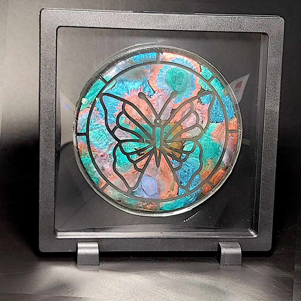 Butterfly Faux Stained Glass - Image 7