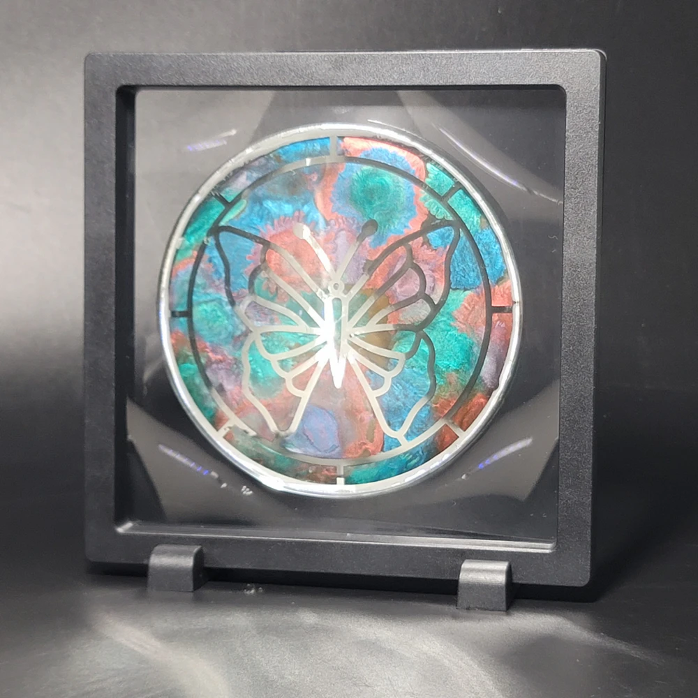 Butterfly Faux Stained Glass - Image 4