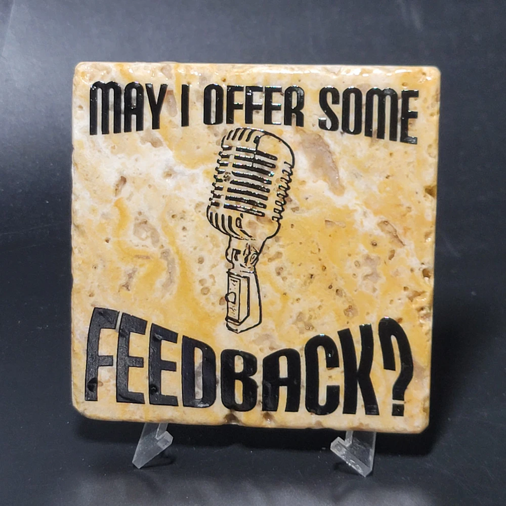 Travertine Stone Coaster - MAY I OFFER SOME FEEDBACK - Image 3